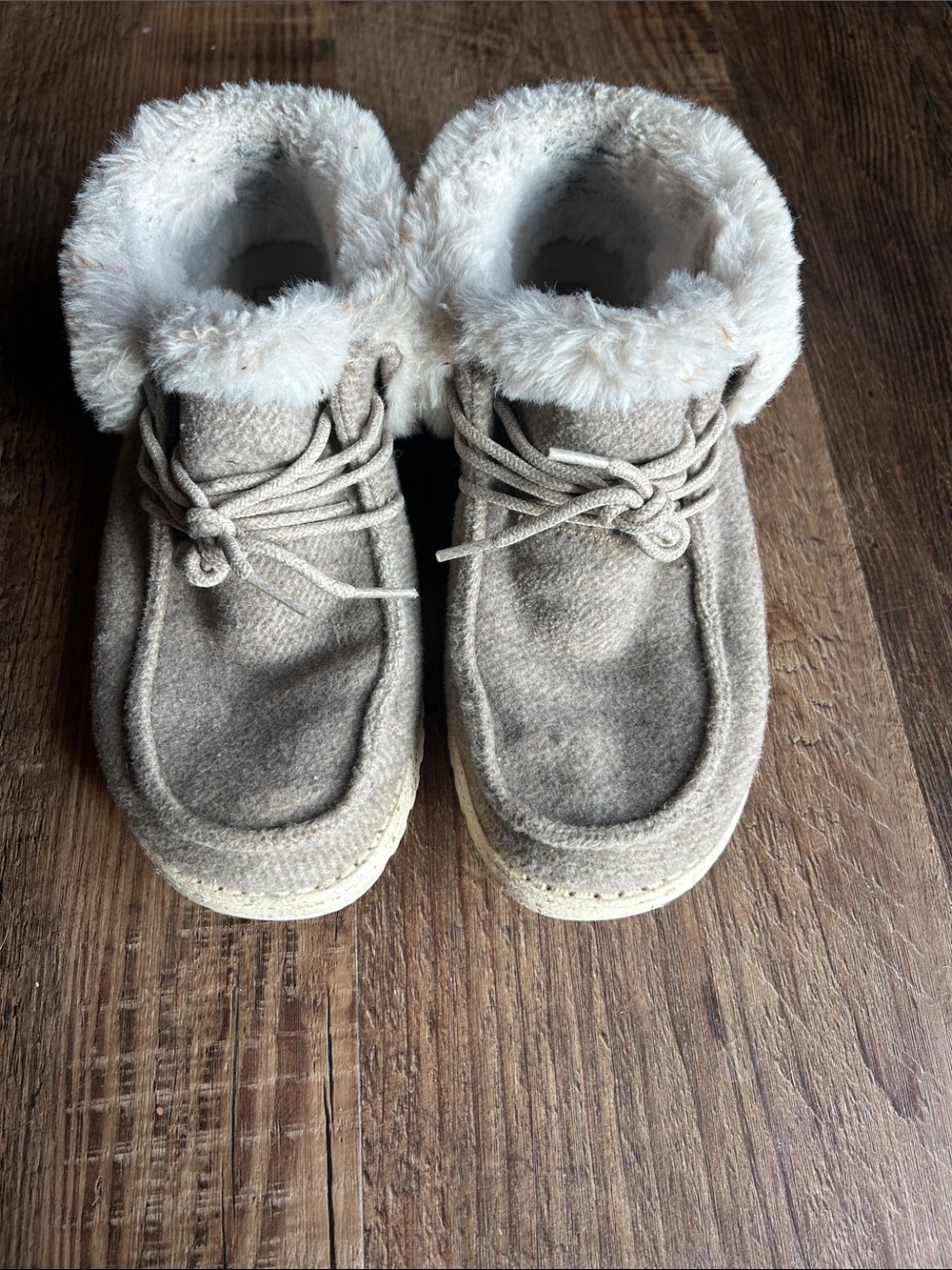 Hey Dude Sherpa lined shoes, in the style “Britt.”